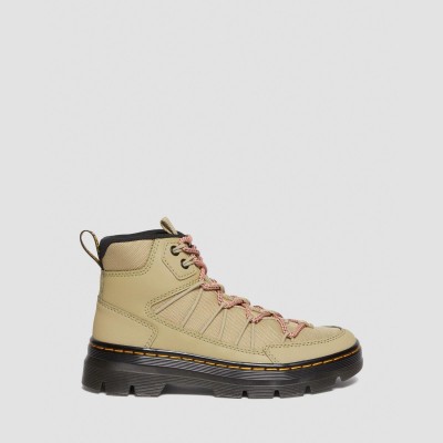 Dr. Martens BUWICK UTILITY BOOTS Pale Olive ajax+extra tough 50/50